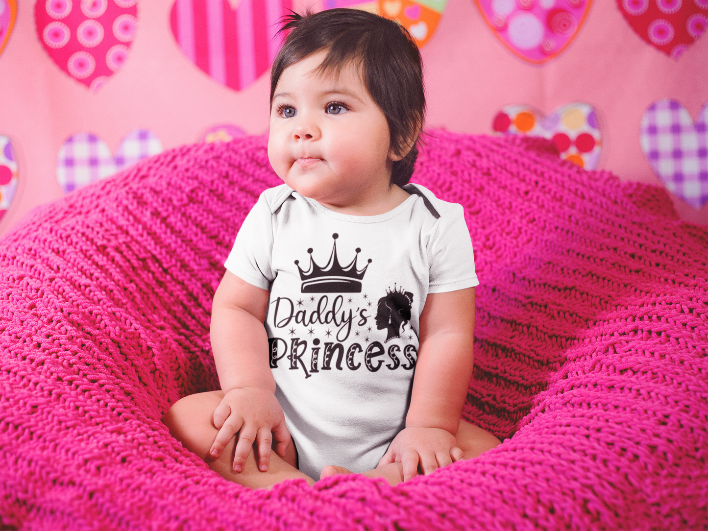 Daddys Princess Babygrow with crown - Snazzy Dudds