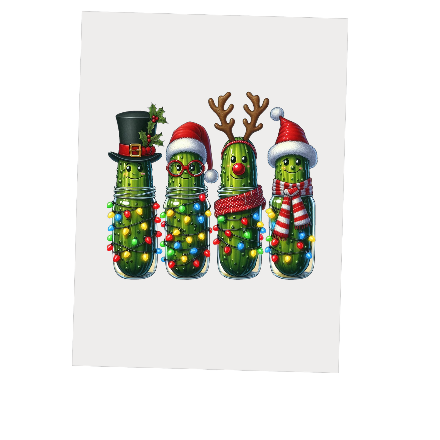 Christmas Pickles DTF Transfer