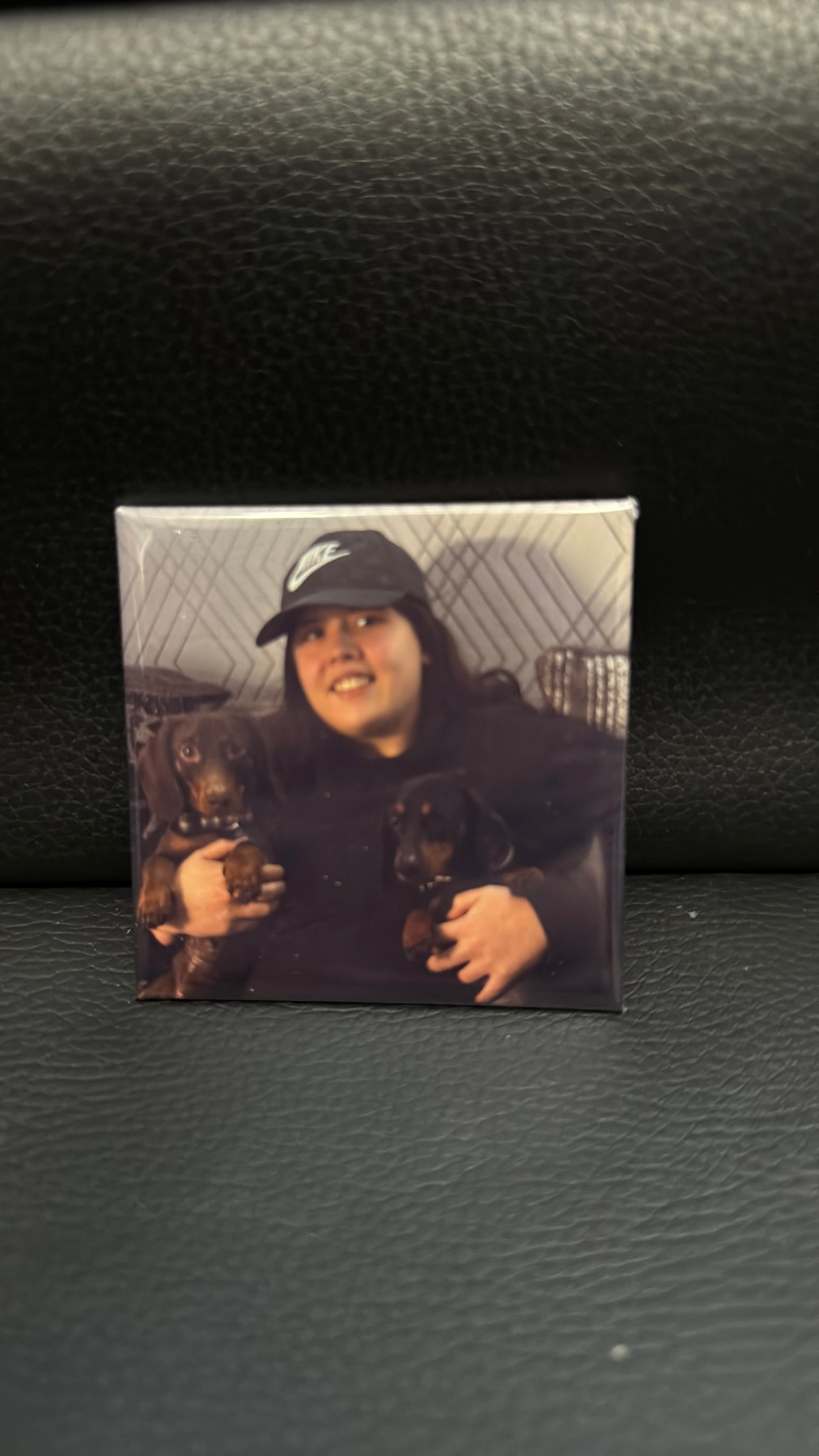 Custom Photo Magnet - Personalized Memories Keepsake for Fridge or Office Decor - Magnetic, Lightweight
