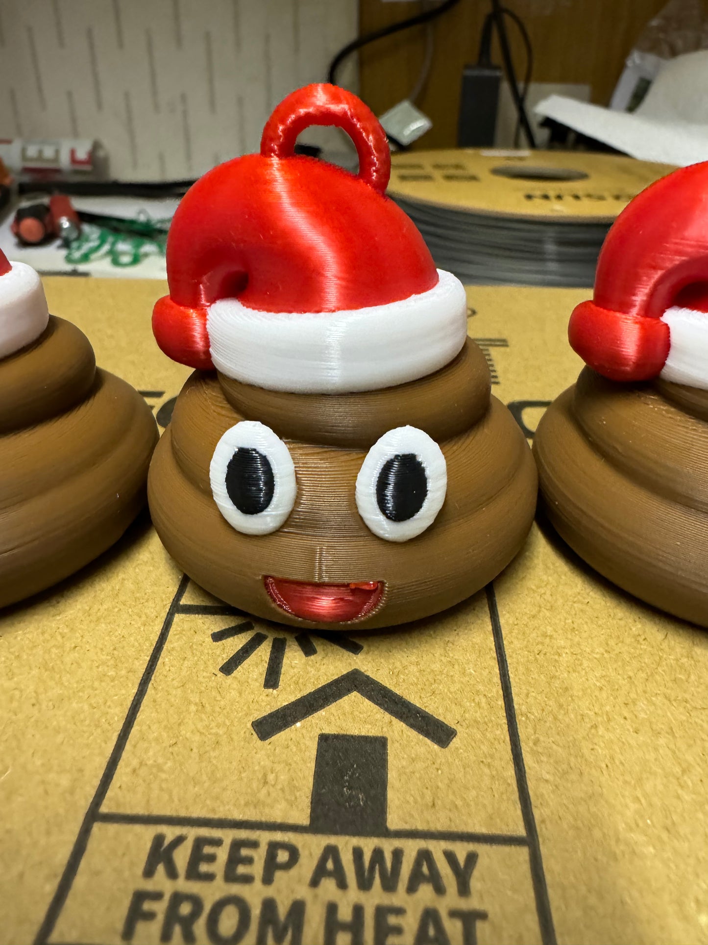 Holiday poop Christmas tree decoration