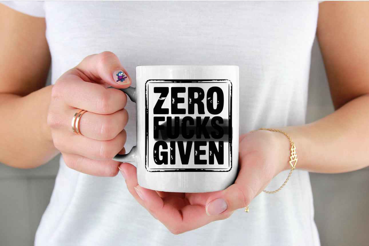 Zero F Given 11oz Cup Mug - Snazzy Dudds