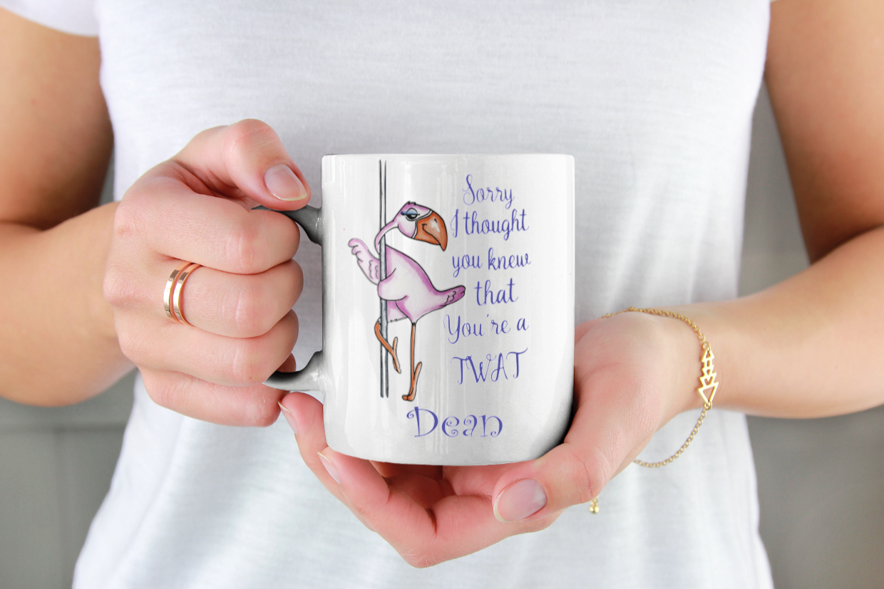 Sorry I thought you knew you were a twat rude cup