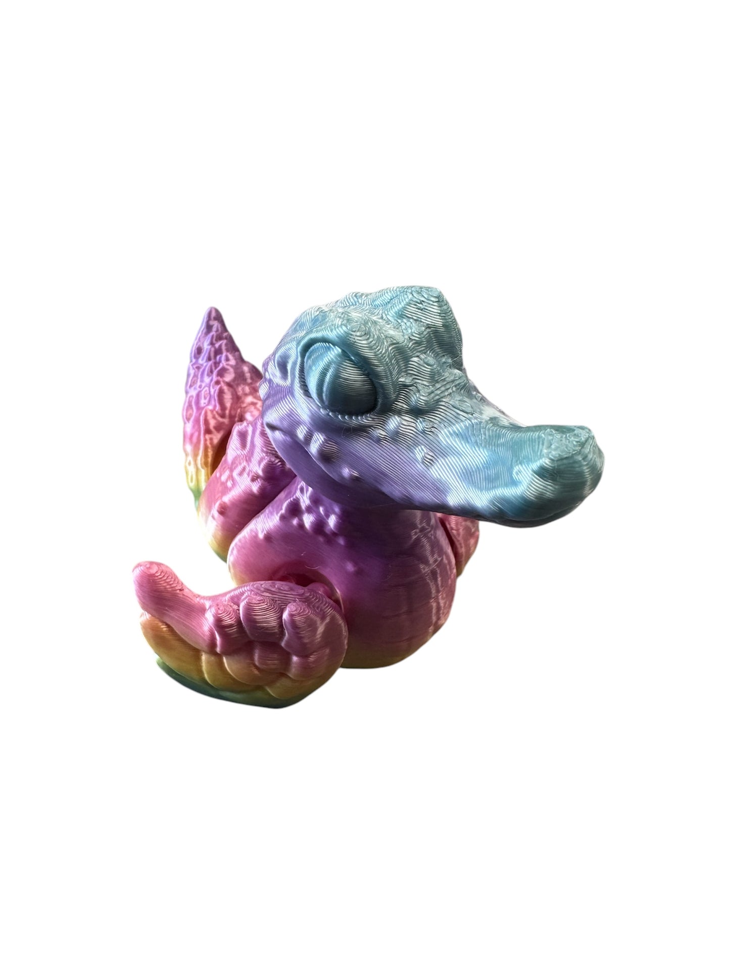 Quackodile Animal Fidget 3D Pla Printed Articulated Toy for Stress Relief, Kids & Adults ADHD
