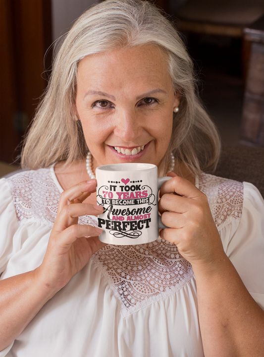 Seventy Birthday Gift Cup