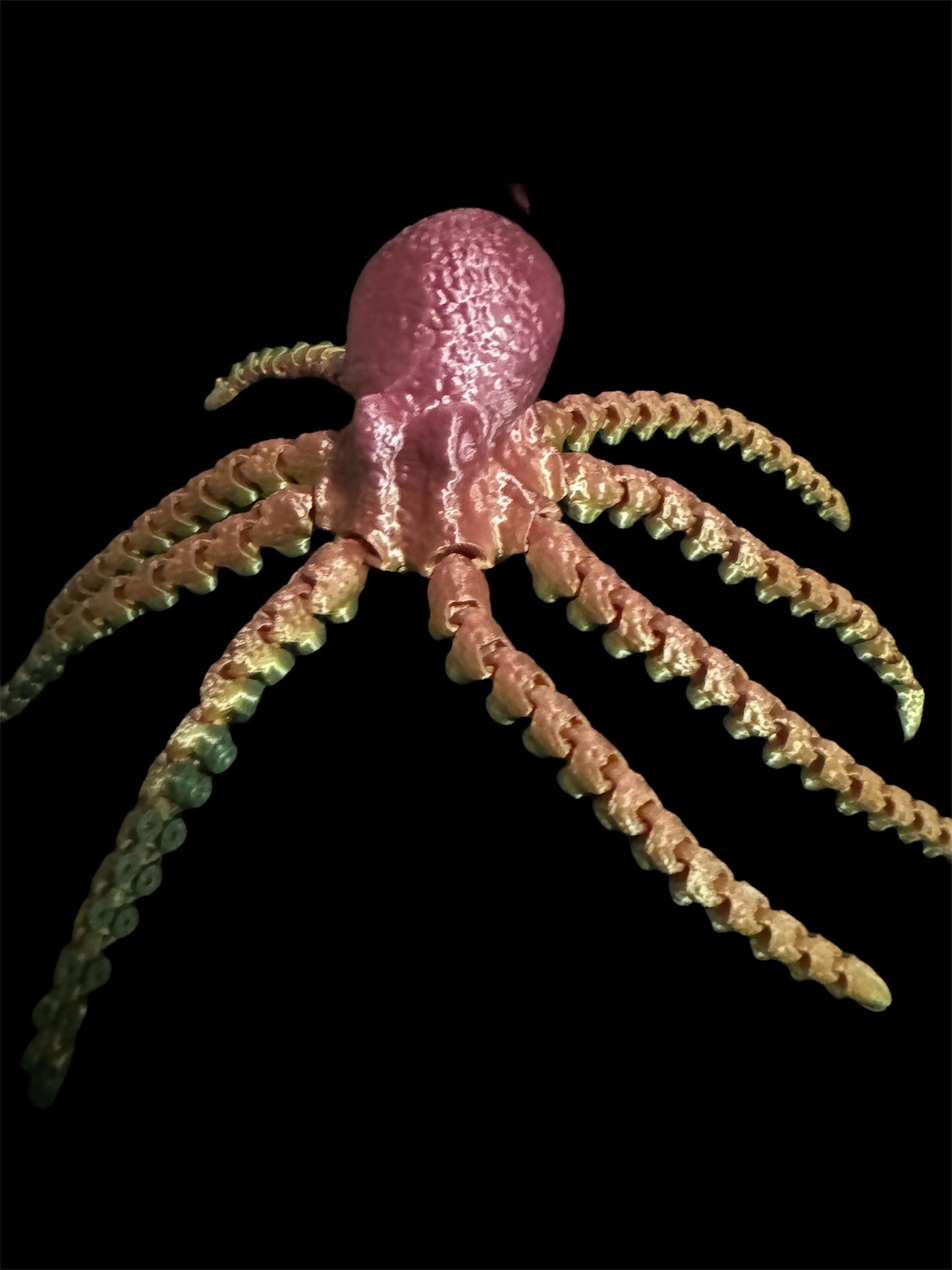 Flexible Fidget Colourful Octopus 3D Printed Articulated Sensory Toy For ADHD Autism Stimming Adults Kids