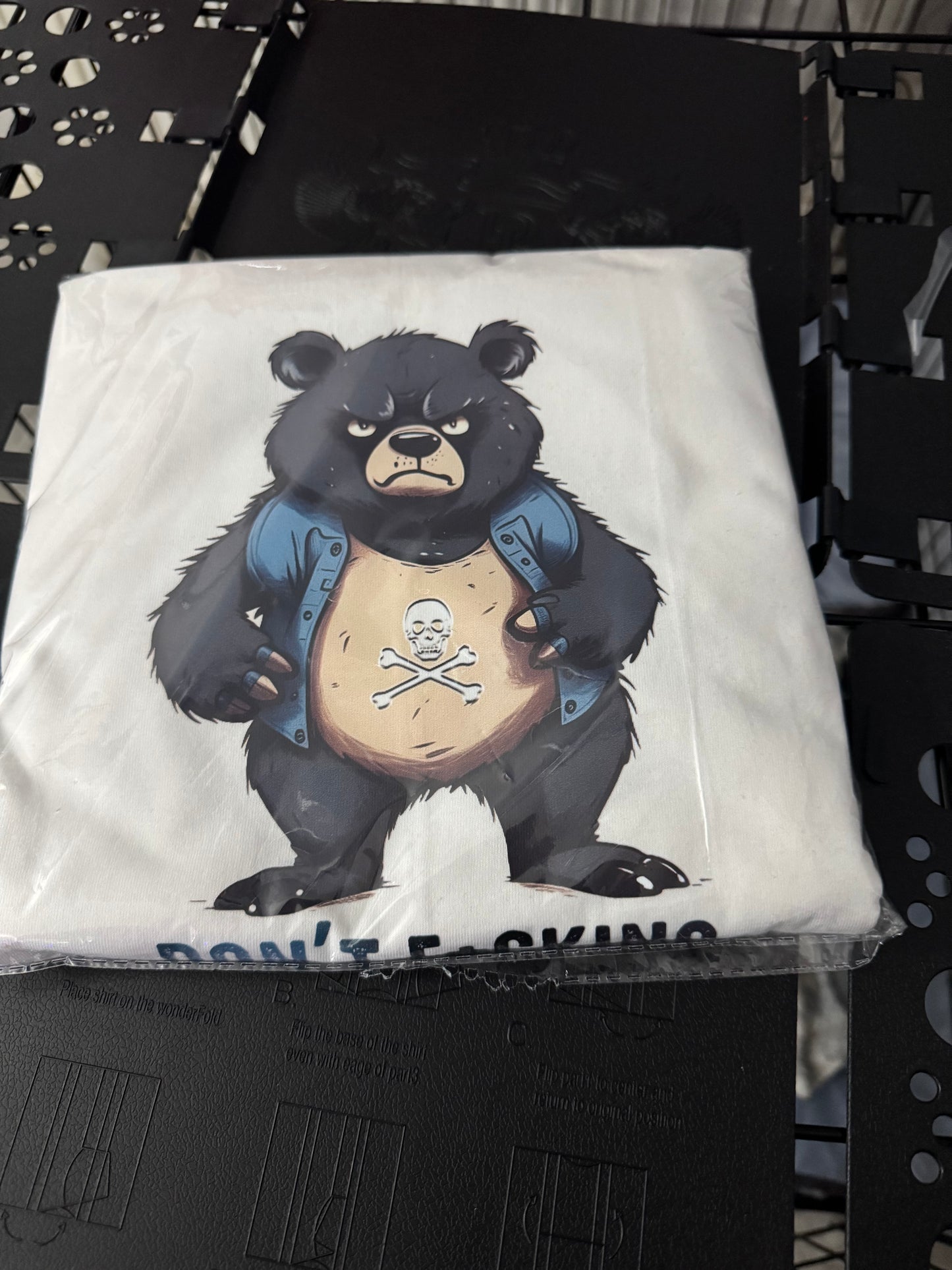 Dont Care Bear Adult Funny Tshirt