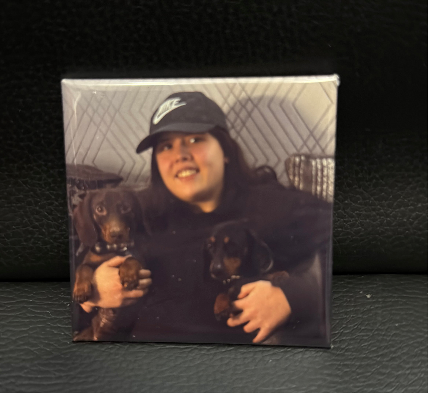 Custom Photo Magnet - Personalized Memories Keepsake for Fridge or Office Decor - Magnetic, Lightweight