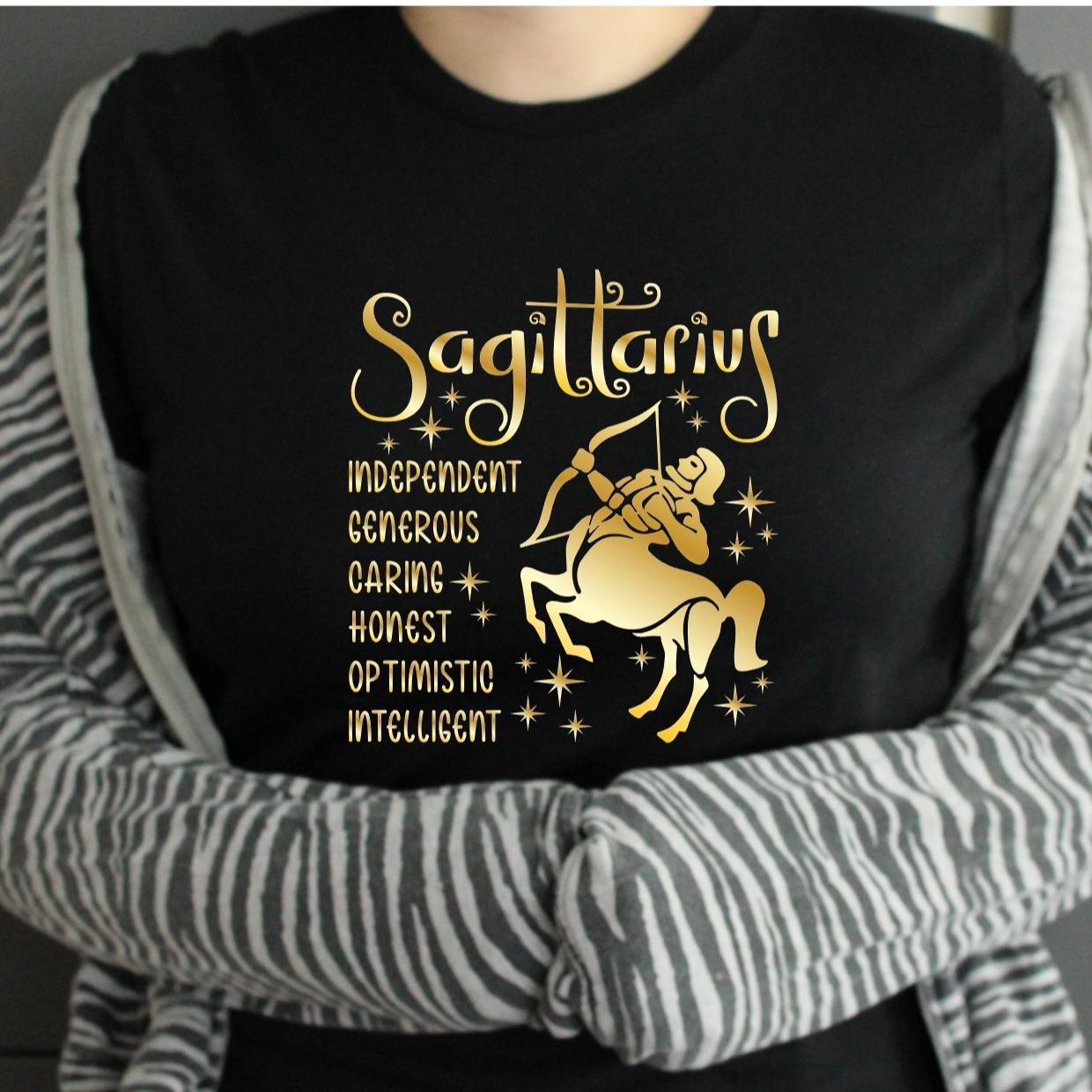 TSHIRT - Zodiac Horoscope Star Sign Astrology Tshirt Birthday Gift - Unisex Casual Crew Neck Tshirt 100% Cotton Libra Pisces Sagittarius Scorpio Taurus Virgo