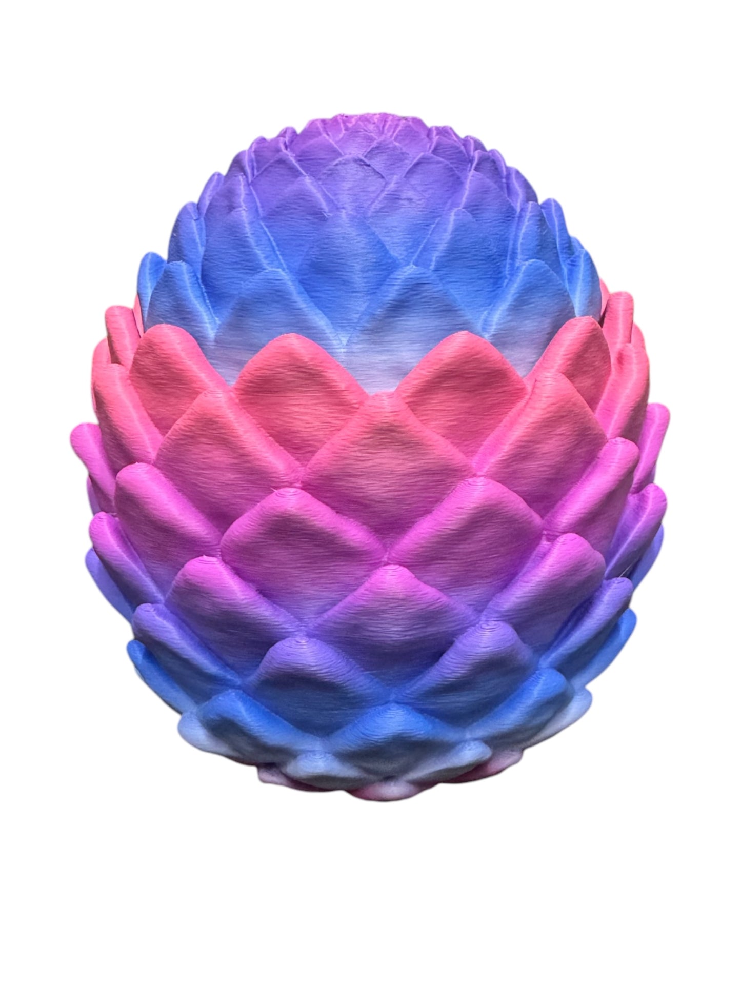 Dragon Egg diamond Colourful 3D Printed- Dragon inside