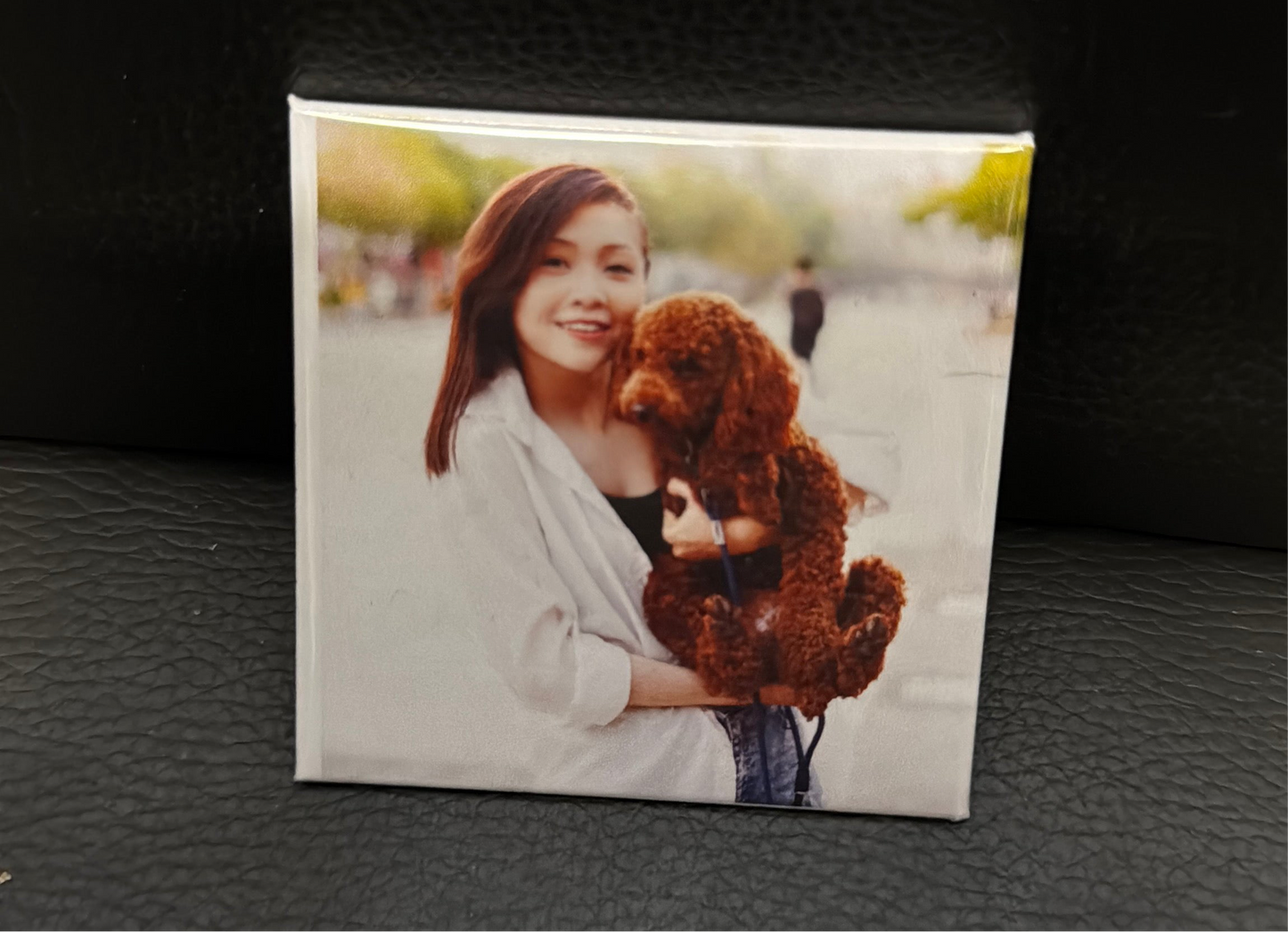 Custom Photo Magnet - Personalized Memories Keepsake for Fridge or Office Decor - Magnetic, Lightweight