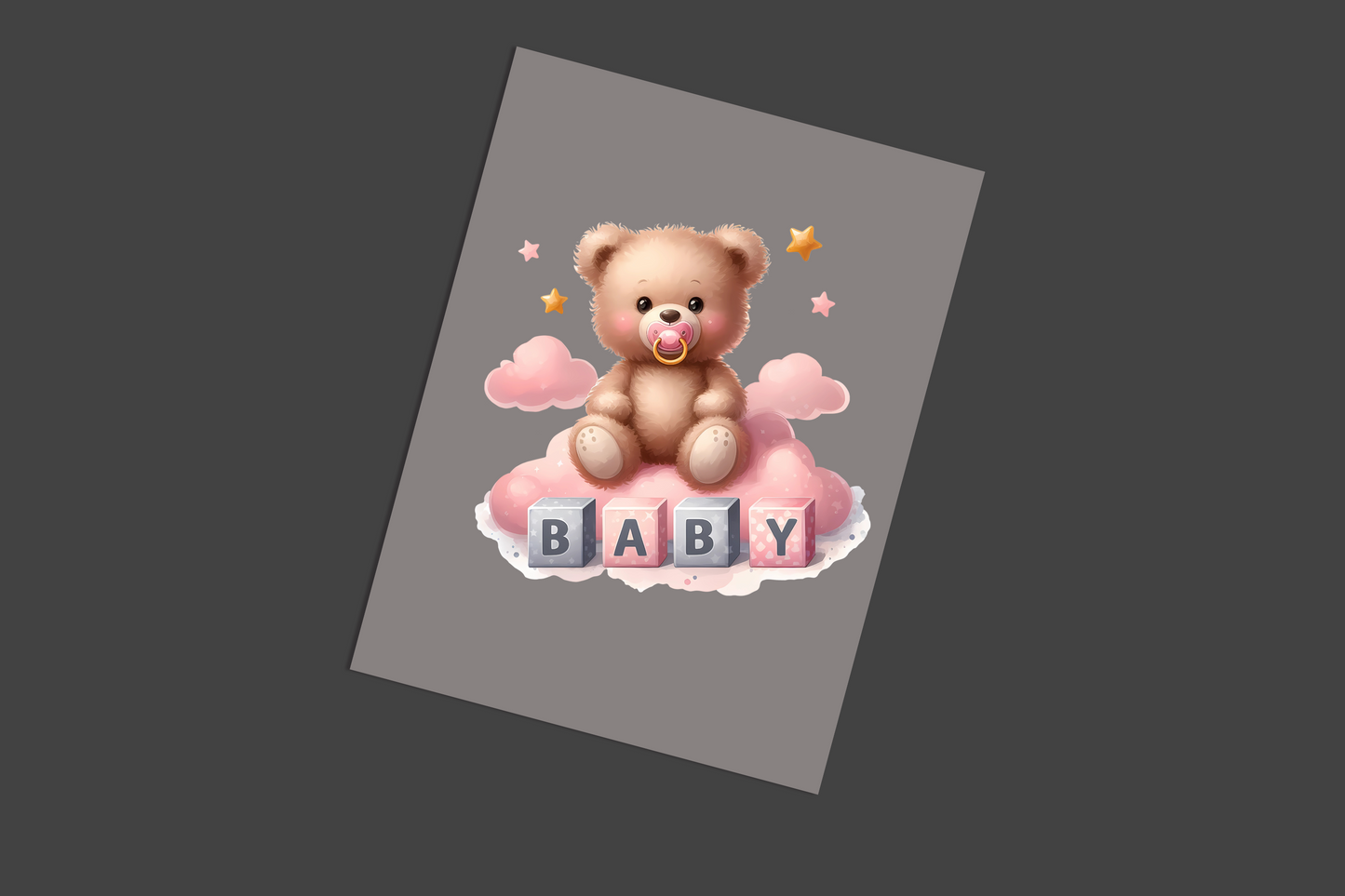 Baby Teady Bear Bundle x10 DTF Transfer