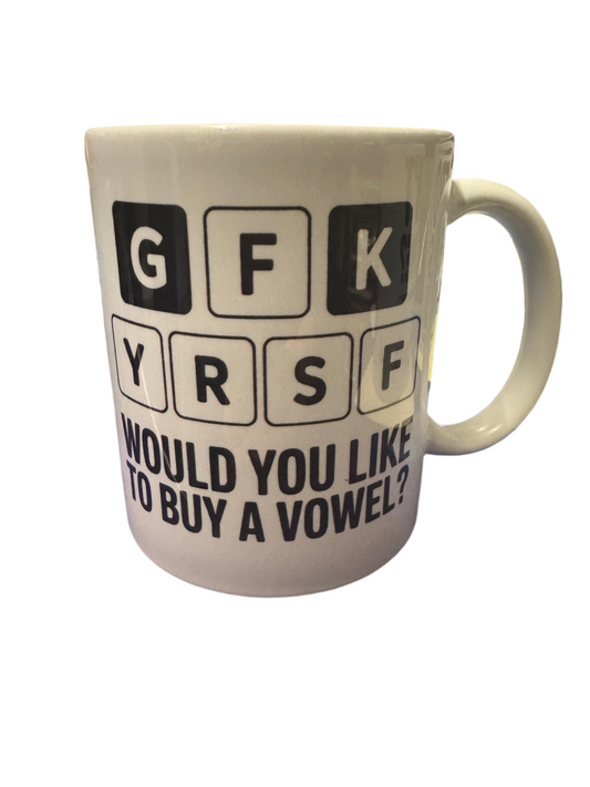 Would You Like To Buy a Vowel? 11oz Cup Mug