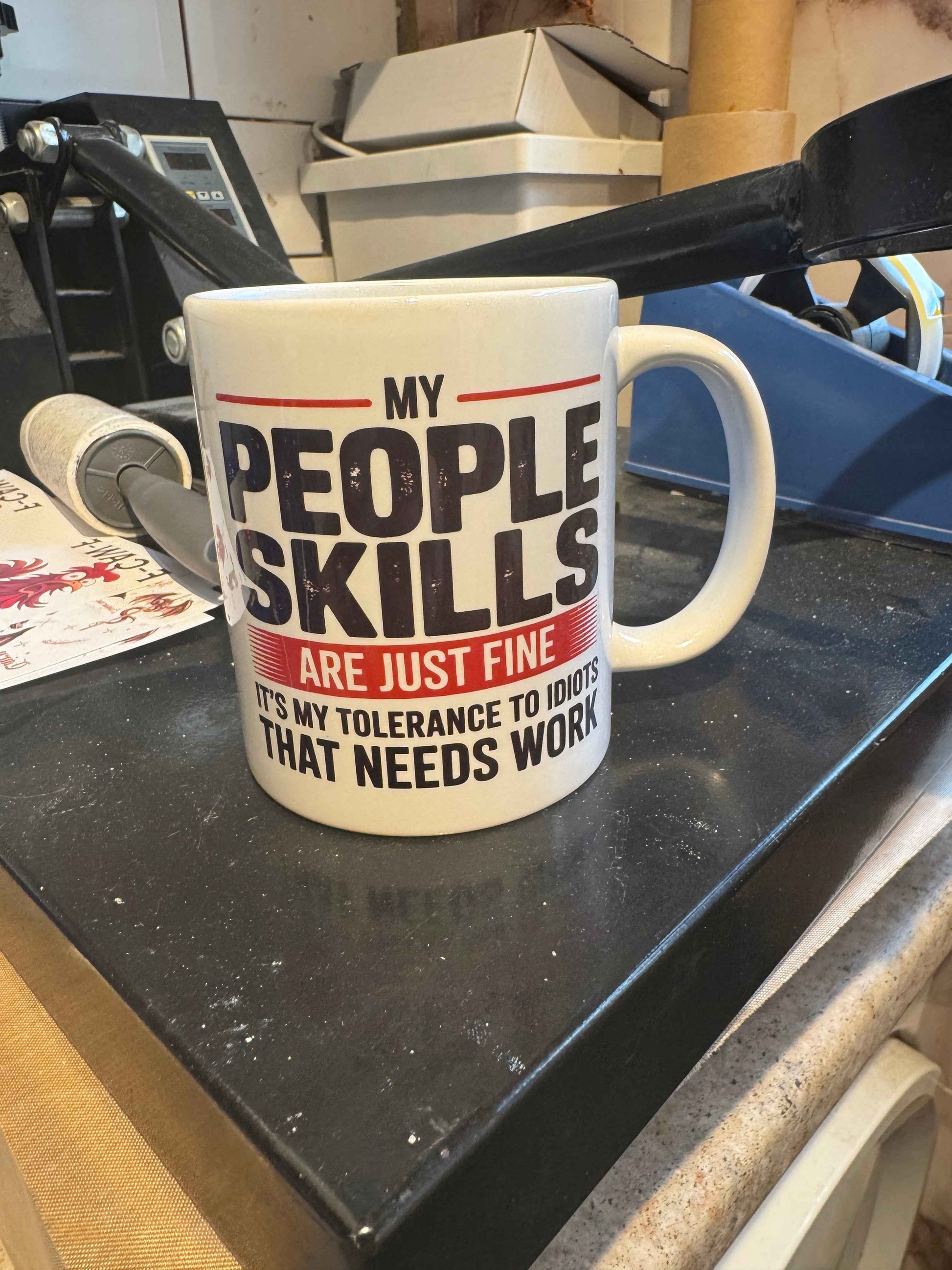 My People Skills Are Just Fine Its My Tolerance That Needs Work 11oz Cup Mug - Snazzy Dudds