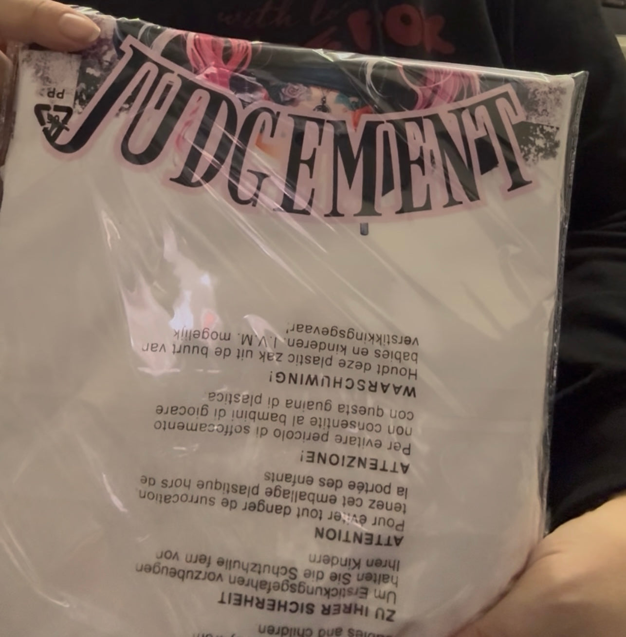 F Your Judgement Gothic Halloween Unisex Crew Neck Tshirt