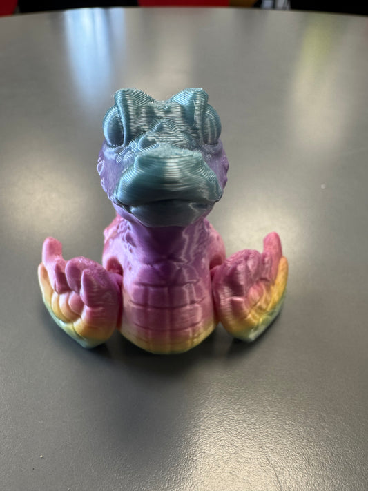 Quackodile Animal Fidget 3D Pla Printed Articulated Toy for Stress Relief, Kids & Adults ADHD