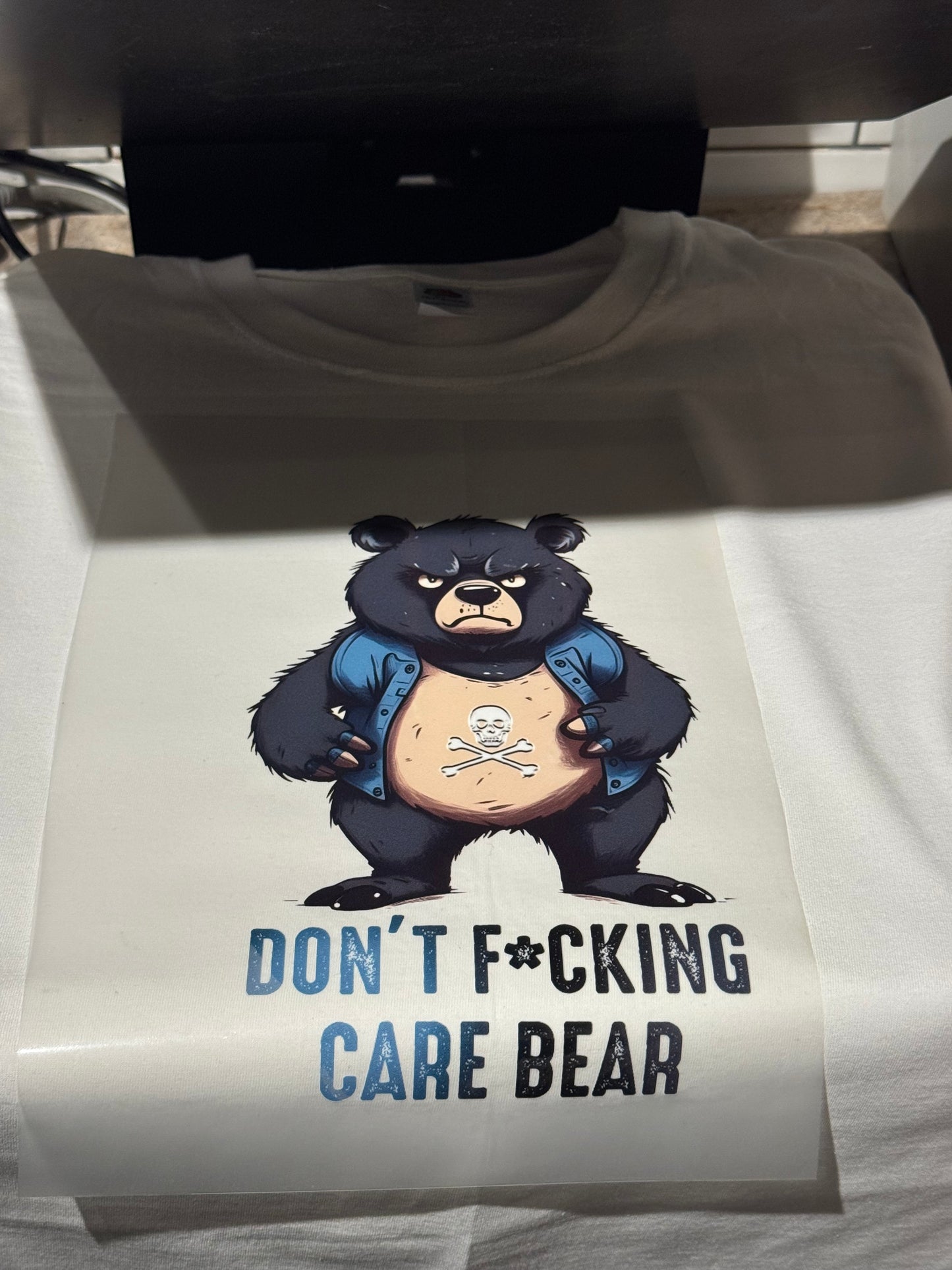 Dont Care Bear Adult Funny Tshirt