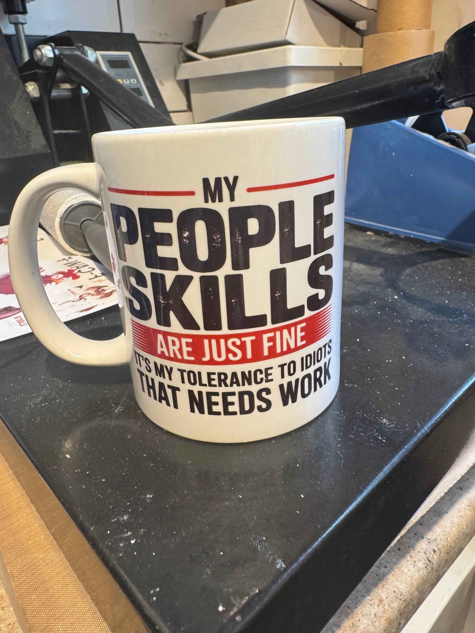 My People Skills Are Just Fine Its My Tolerance That Needs Work 11oz Cup Mug - Snazzy Dudds