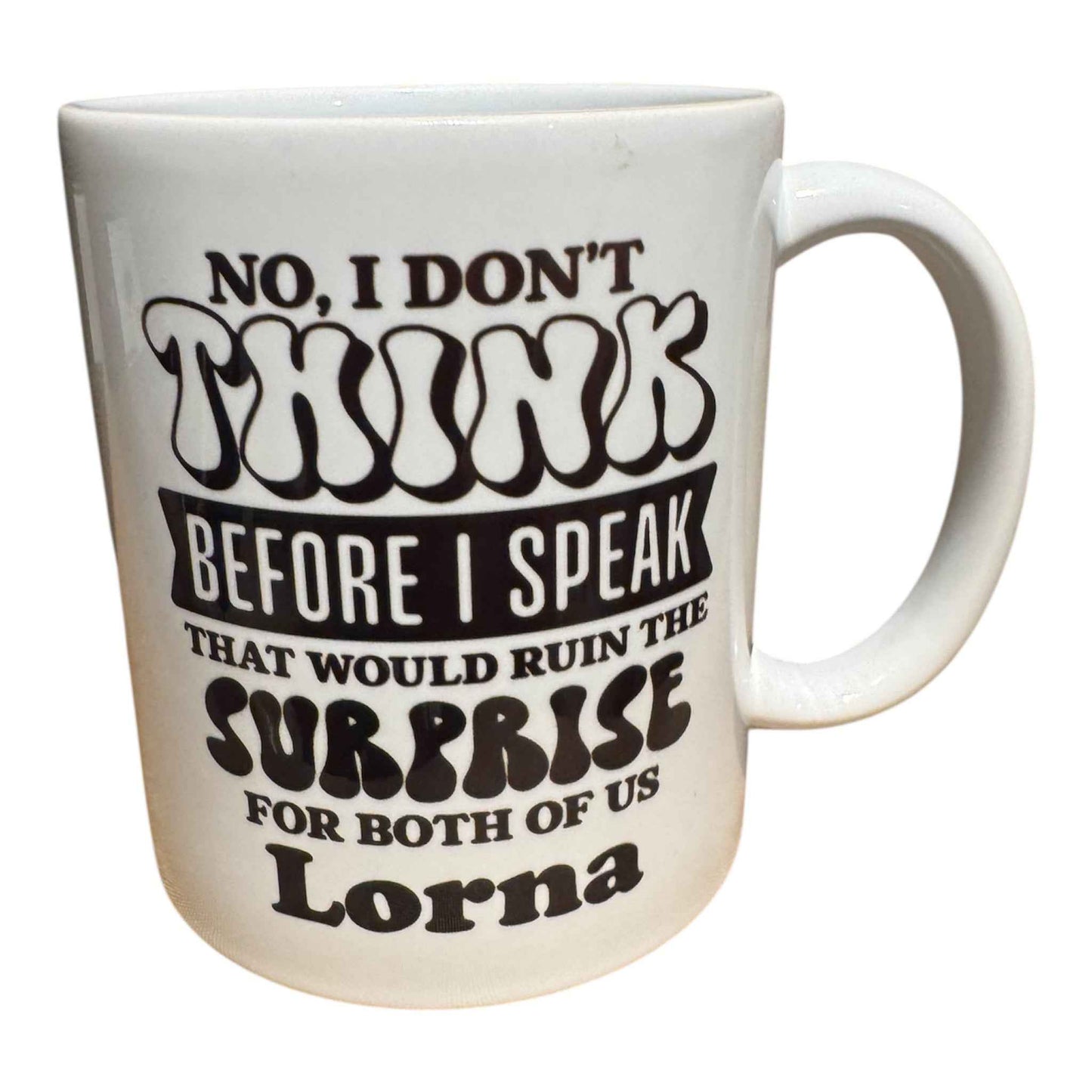 I Don't think before I speak 11oz Friendship Best Friends Cup Mug - Snazzy Dudds