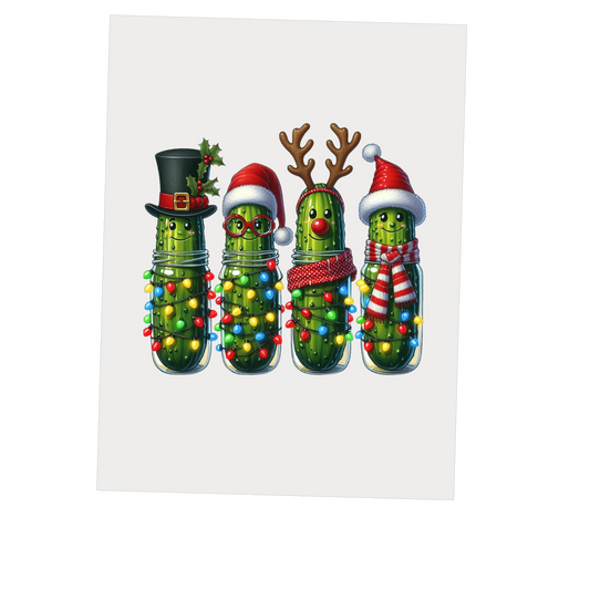 Christmas Pickles DTF Transfer