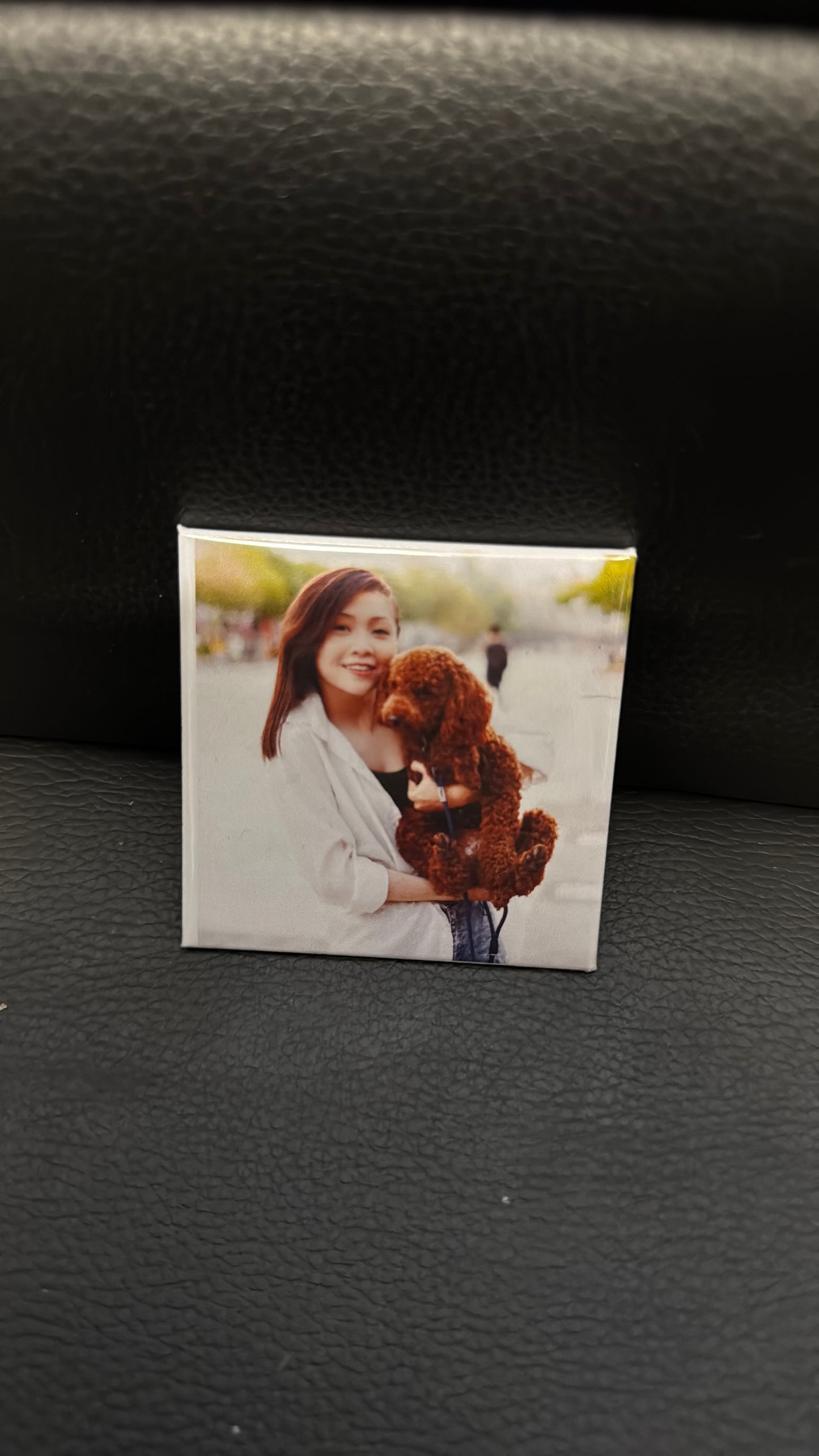 Custom Photo Magnet - Personalized Memories Keepsake for Fridge or Office Decor - Magnetic, Lightweight