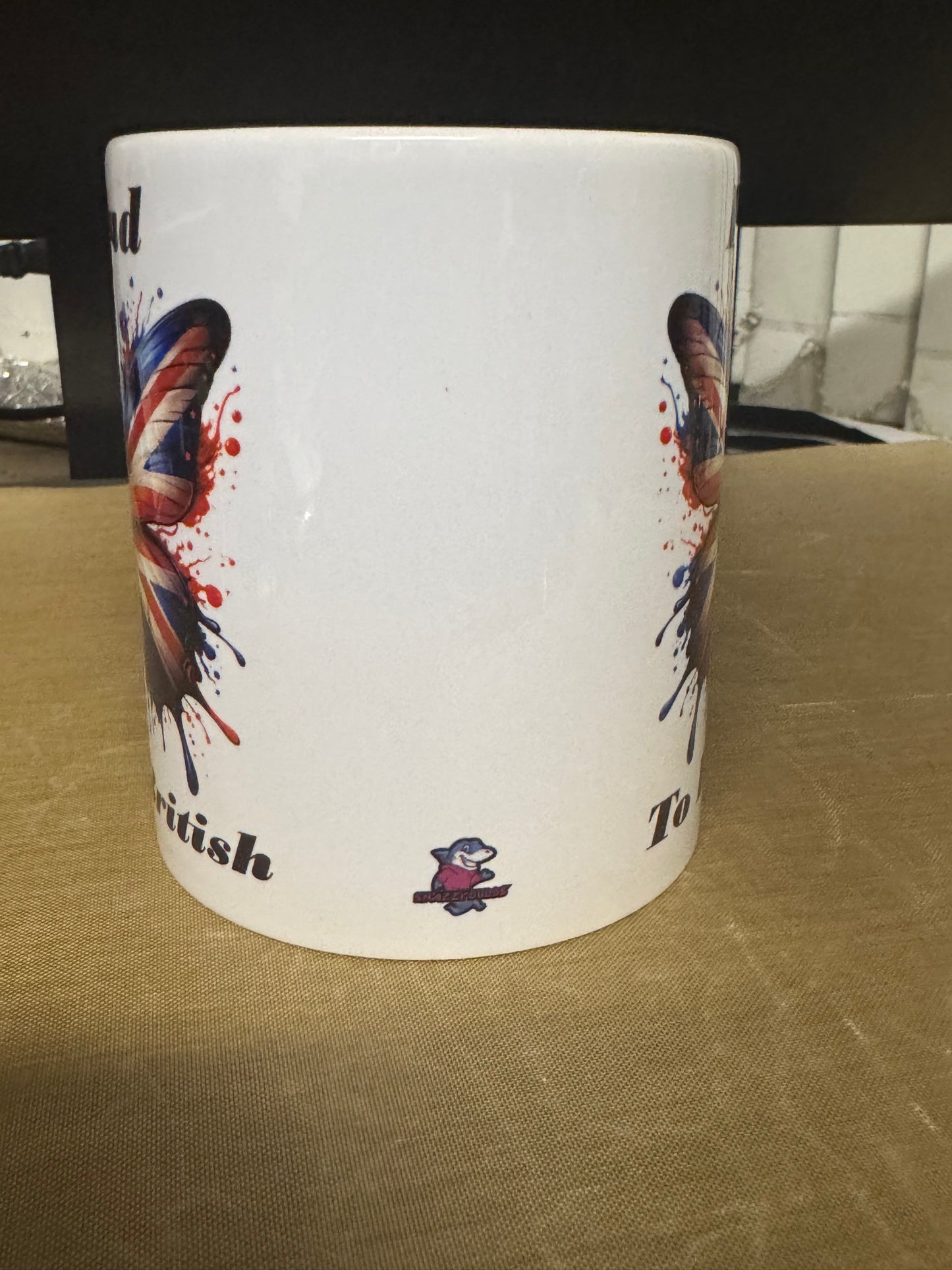 Proud To Be British Butterfly 11oz Cup Mug