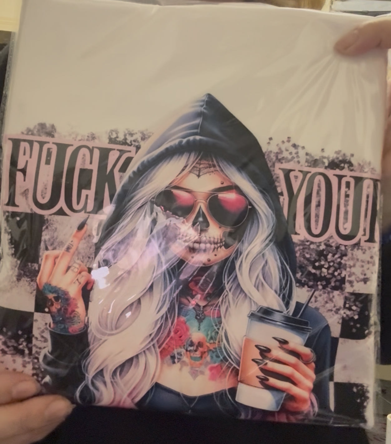 F Your Judgement Gothic Halloween Unisex Crew Neck Tshirt