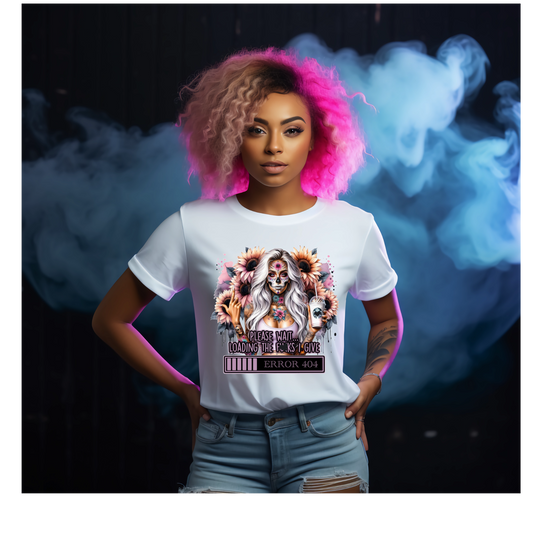 Please Wait Loading the F I Give Gothic Halloween Unisex Crew Neck Tshirt