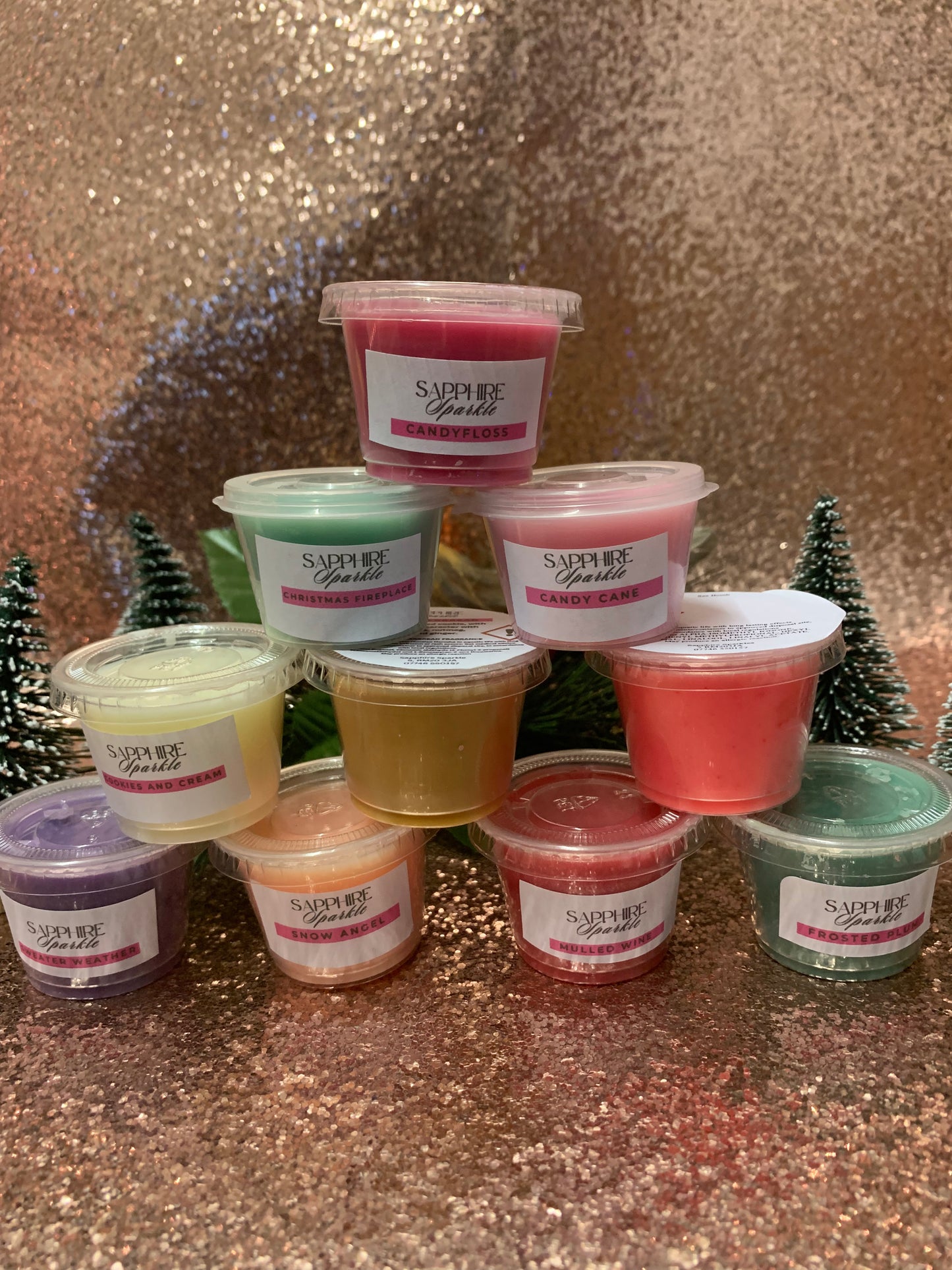 Wax Melt Shot Pot Christmas Gift Set x10 pots