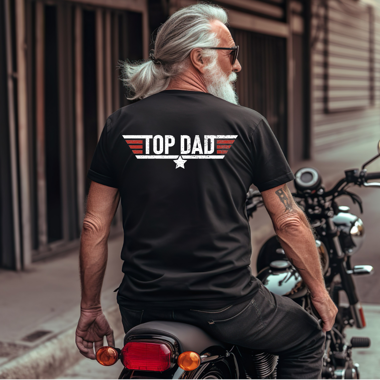 Top Dad Fathers Day Birthday Tshirt Gift