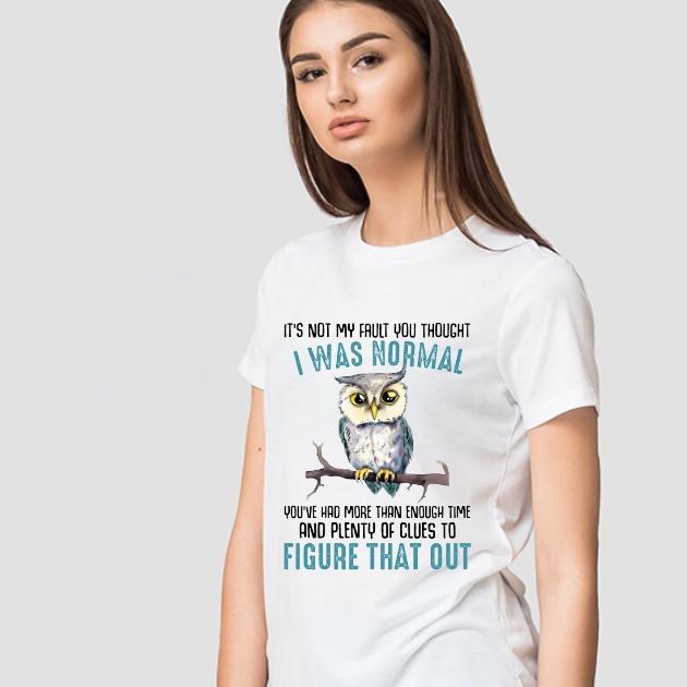 TSHIRT - Funny Joke Sarcastic Its Not My Fault You Thought I was Normal Unisex Casual Crew Neck Tshirt 100% Cotton