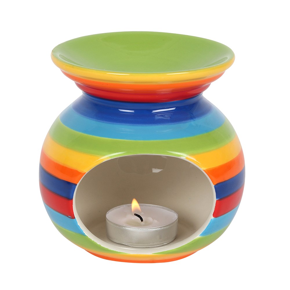 Rainbow Stripe Pride WAX MELT / OIL BURNER