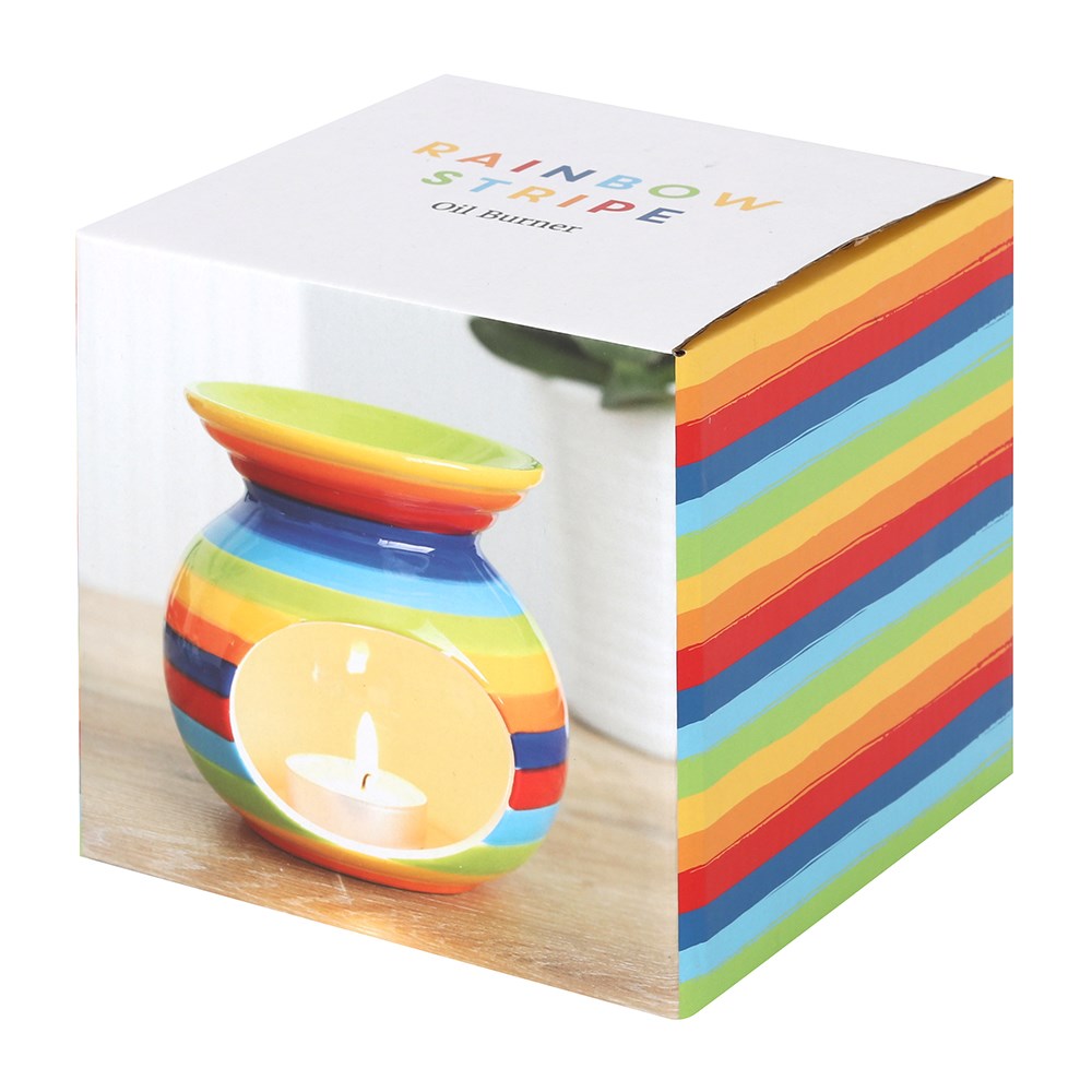 Rainbow Stripe Pride WAX MELT / OIL BURNER