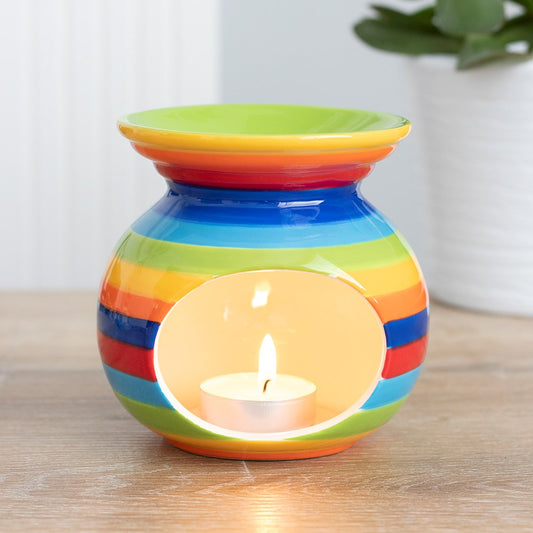 Rainbow Stripe Pride WAX MELT / OIL BURNER